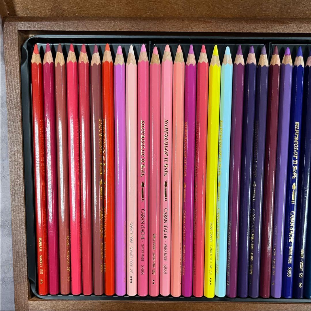 カランダッシュ 120色 スプラカラーソフト 水彩色鉛筆 CARAND'ACHE
