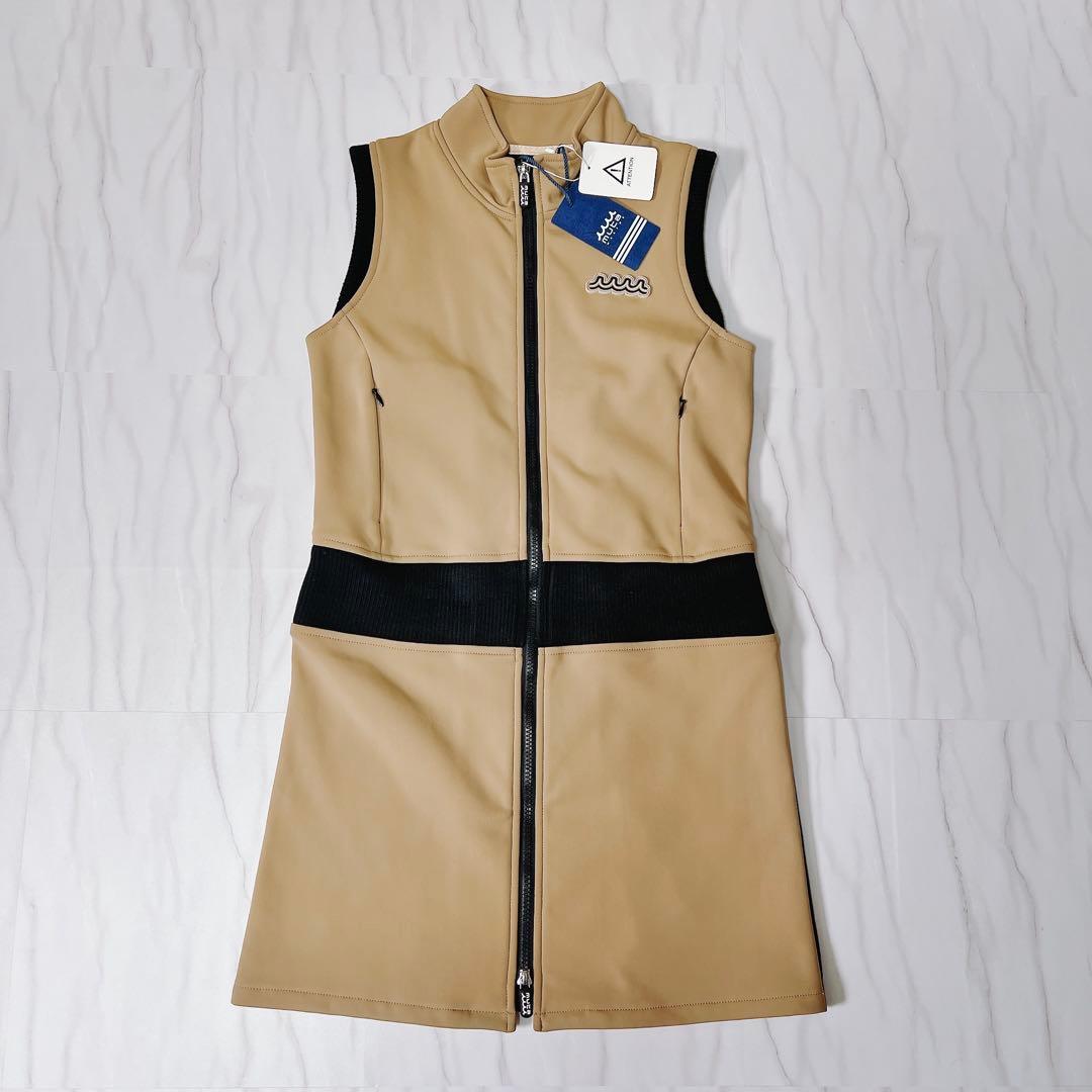 《未使用品》muta MARINE GOLF ナイロンジャージニットワンピース