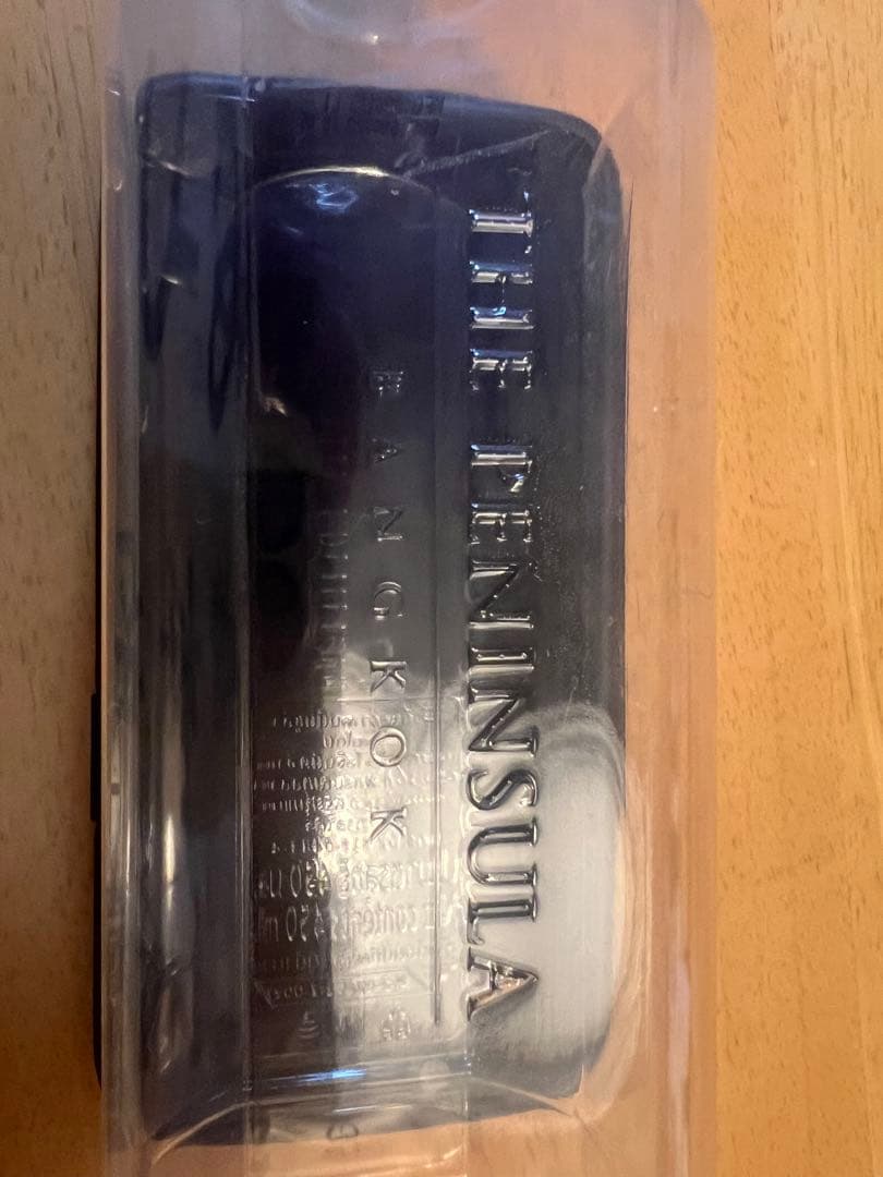 THE PENINSULA バンコク空透明ボトル 2本セット