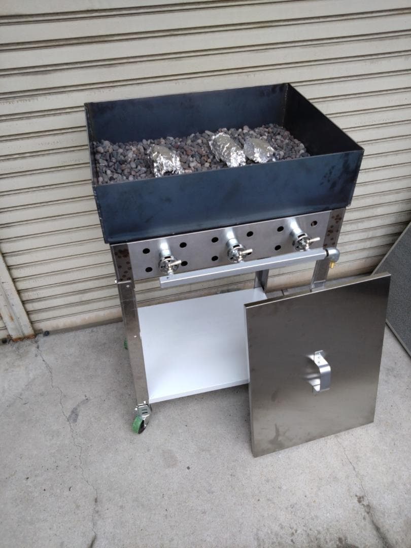 売れてます ネット専用品 石やきいも釜 キッチンカー プロパンガス用 焼きいも祭