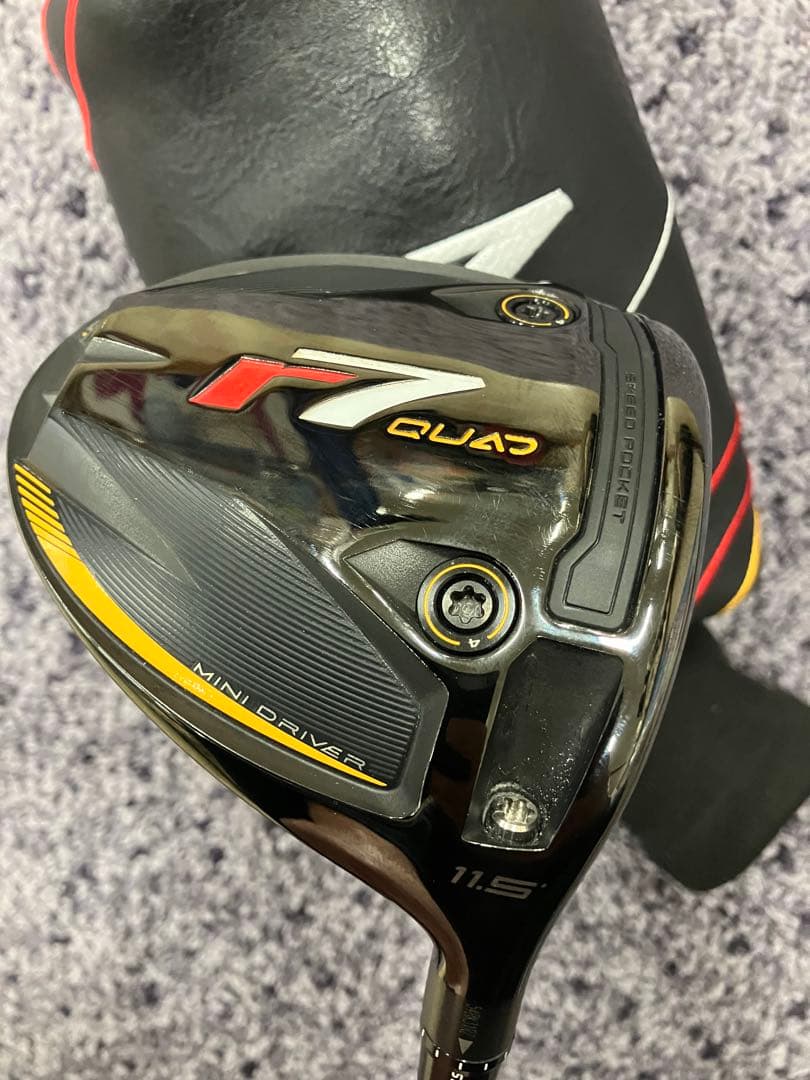 テーラーメイドr7 Quad MINI 11.5°ディアマナシルバーTM55-S