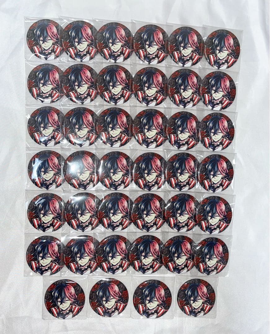 悪魔執事と黒い猫 薔薇 ルカス 缶バッジ