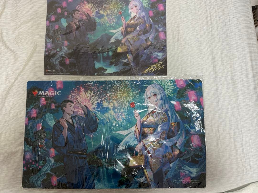 放浪皇の夏祭り　プレイマット&ビジュアルボード