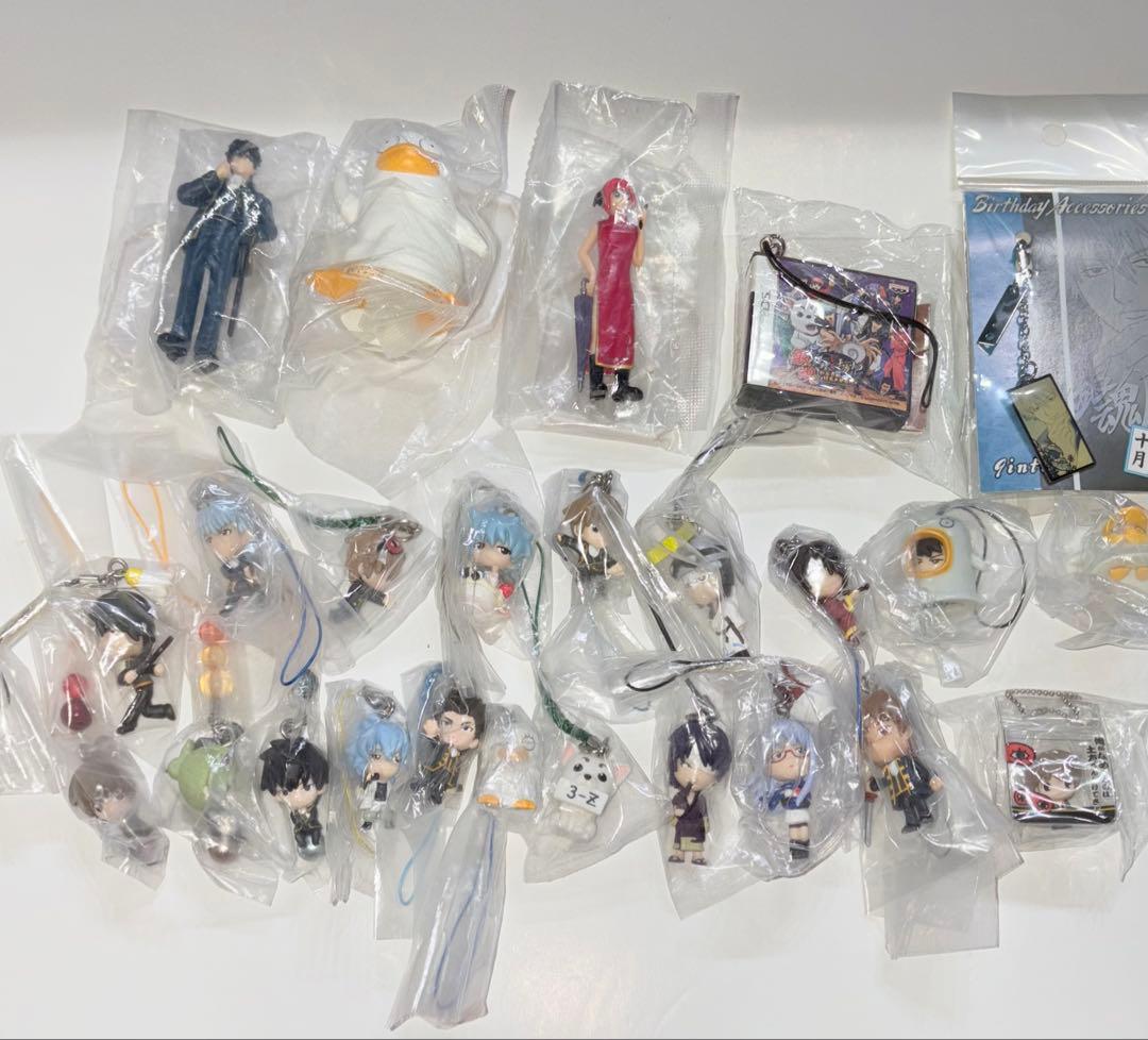 銀魂　グッズ　まとめ売り　ストラップ　フィギュア　銀コレ　銀さん　沖田　定春