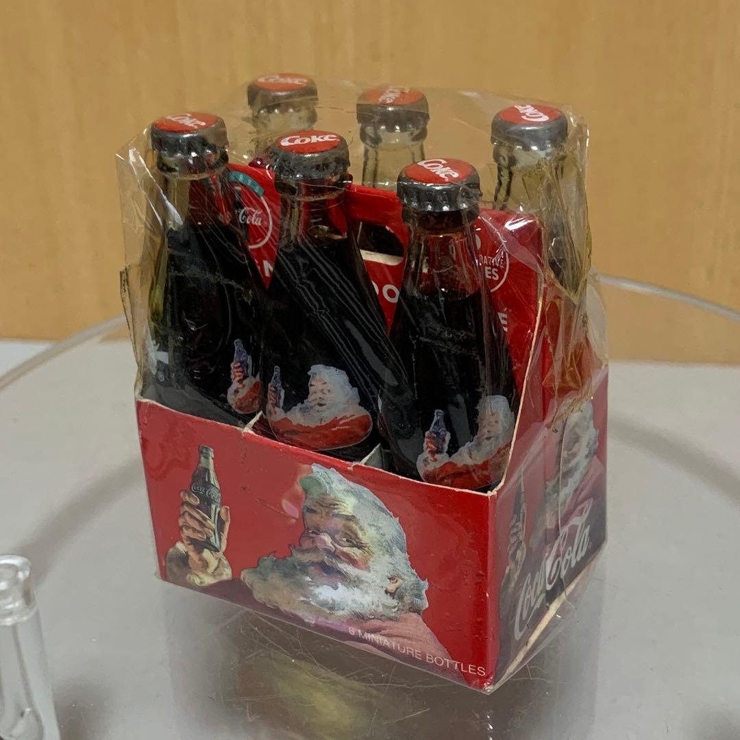 【入手困難】【希少】Coca-Cola ミニチュアボトル　6本セット　ケース付き