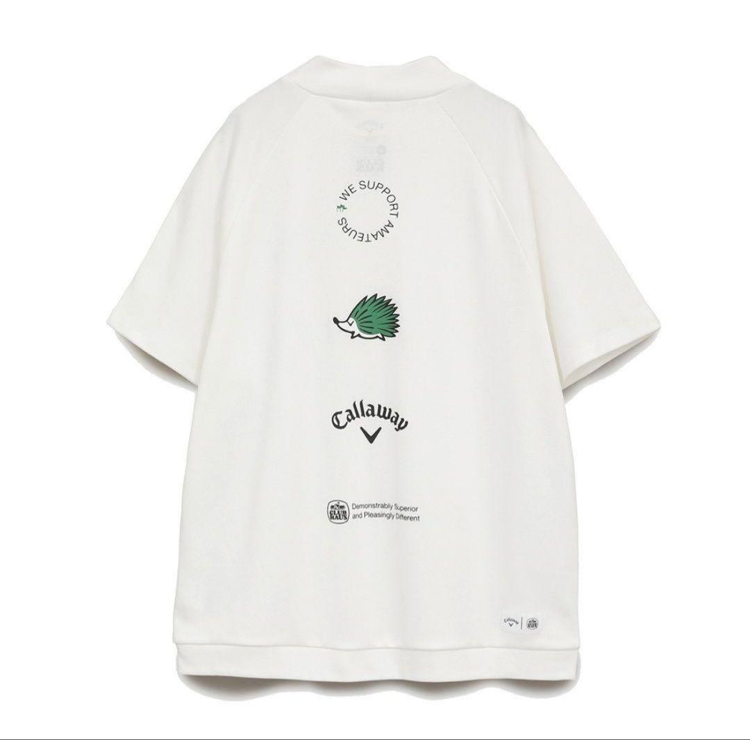 【限定コラボ】キャロウェイ×クラブハウス モックネックシャツ2025 M 白