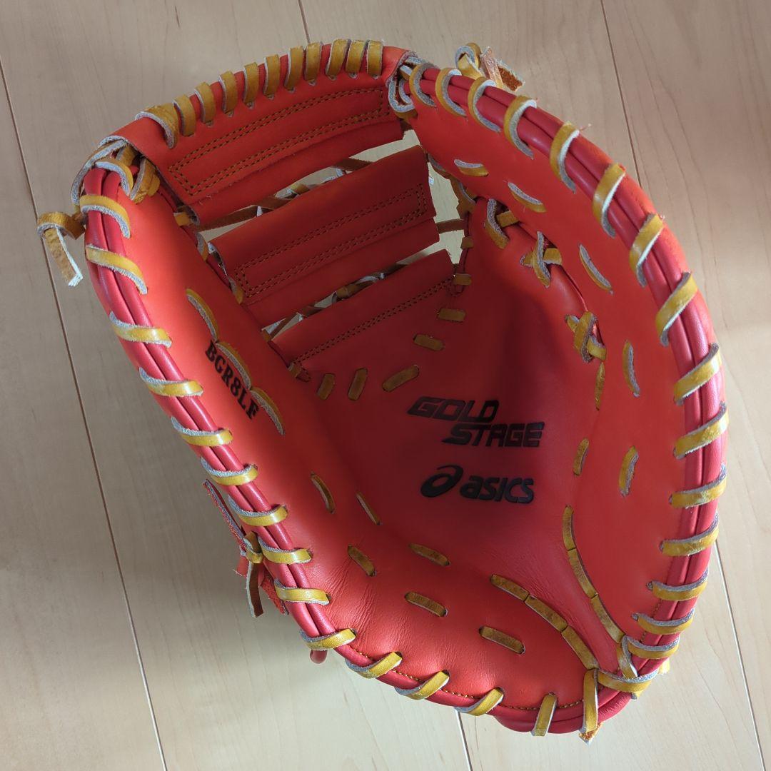 アシックスGOLDSTAGE SPEED グローブ オレンジ