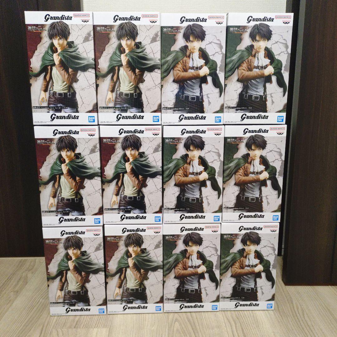 進撃の巨人Grandistaリヴァイ エレン・イェーガー　フィギュア