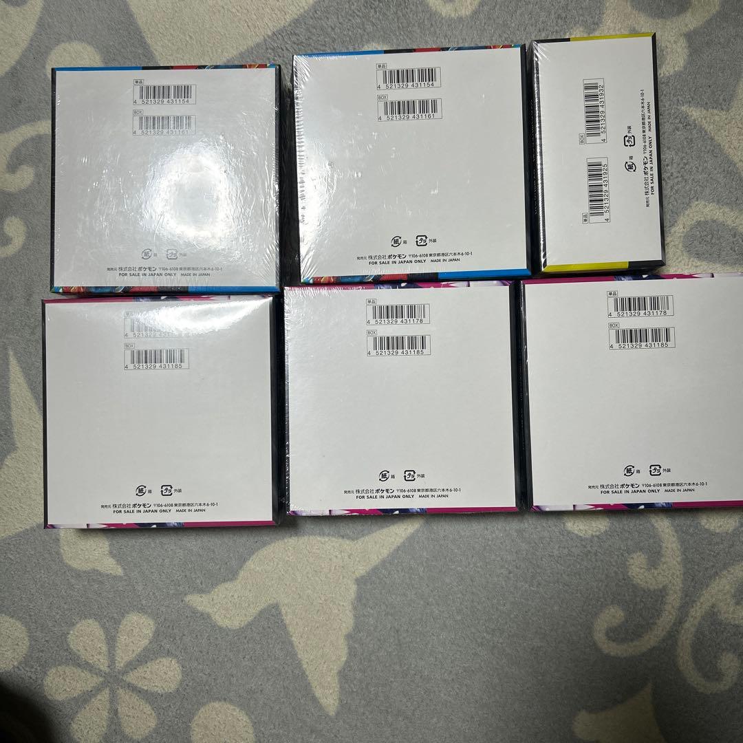 ポケモンカード シュリンク付き6BOX