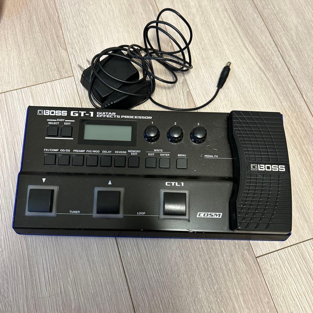 BOSS GT-1 マルチエフェクター　アダプター、箱付き