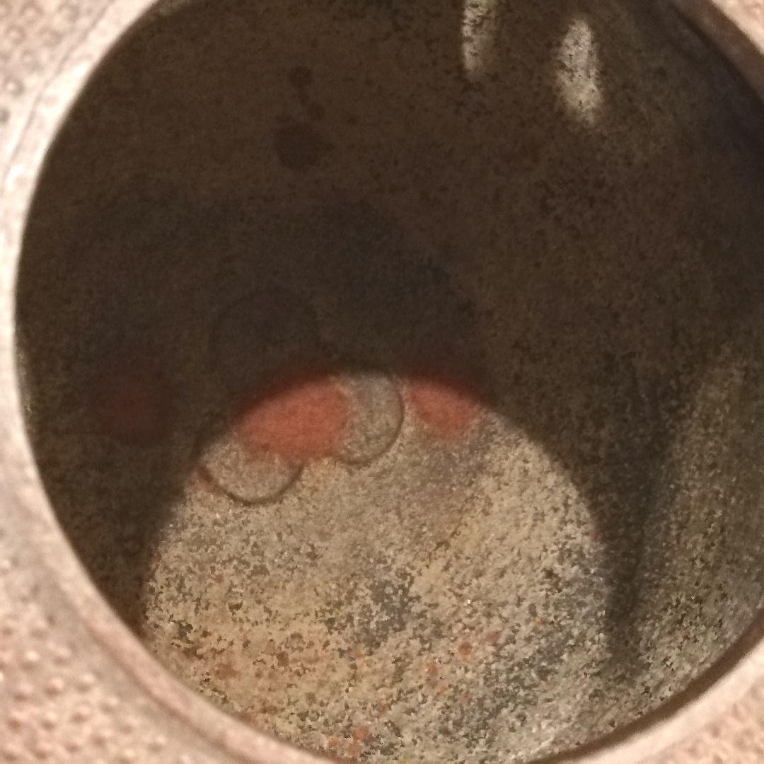 i□ 高橋敬典 丸アラレ釜 茶釜 湯釜 人間国宝 木箱入り