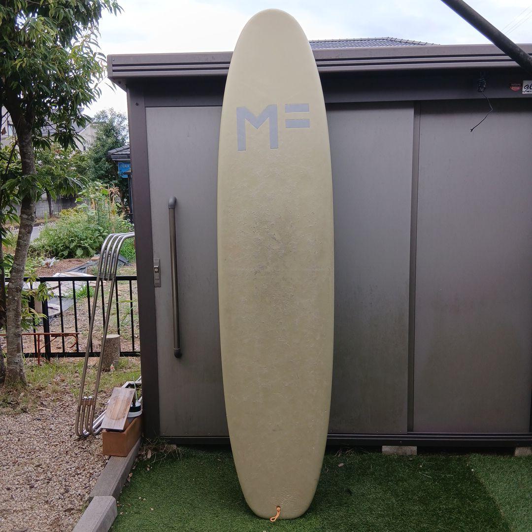 ロングボードミックファニングMiCソフトボード８f　FCSⅡソフトフィン３本付き