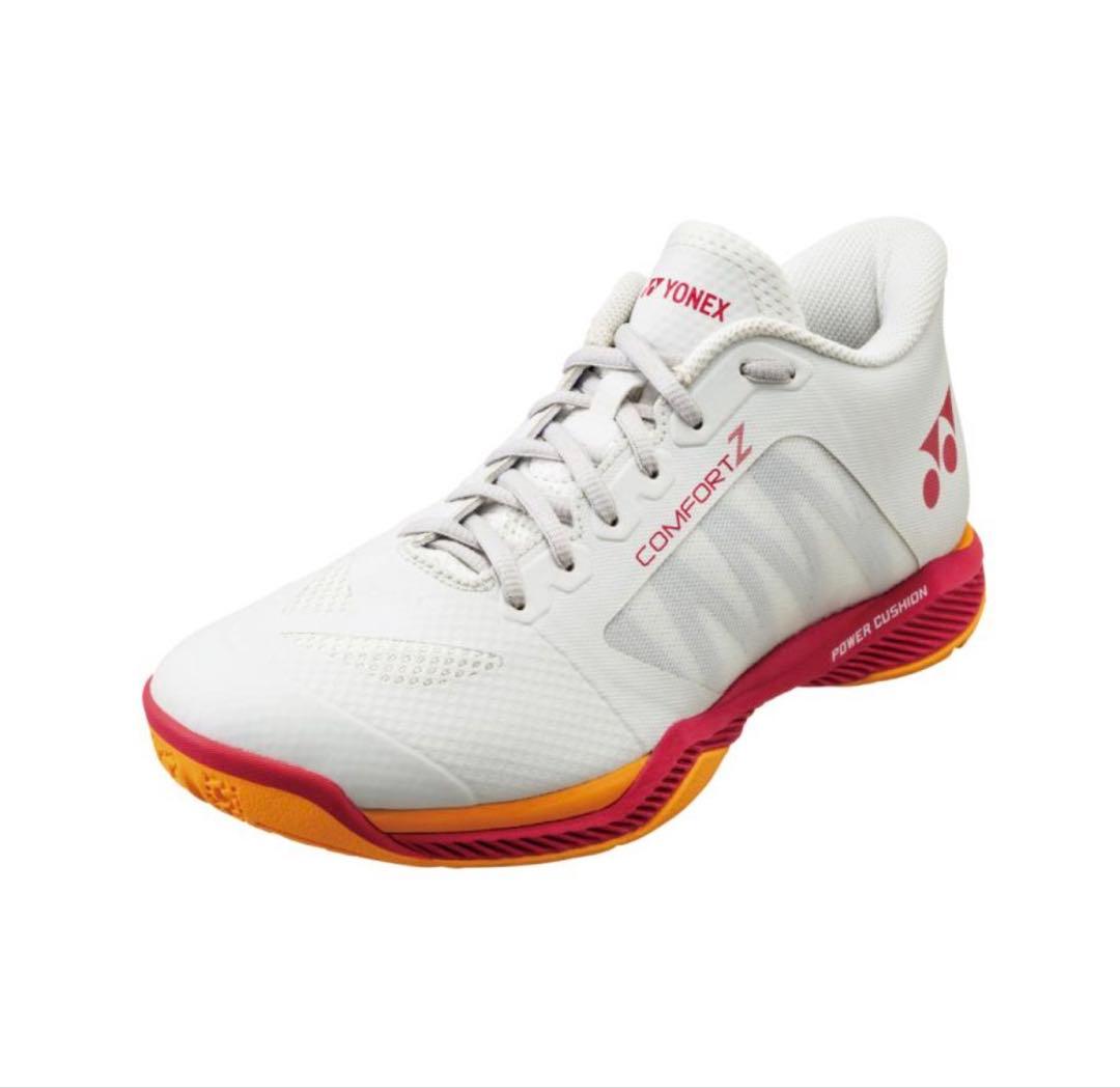 ヨネックス　バドミントンシューズ　パワークッション　コンフォートZ 白　24.5
