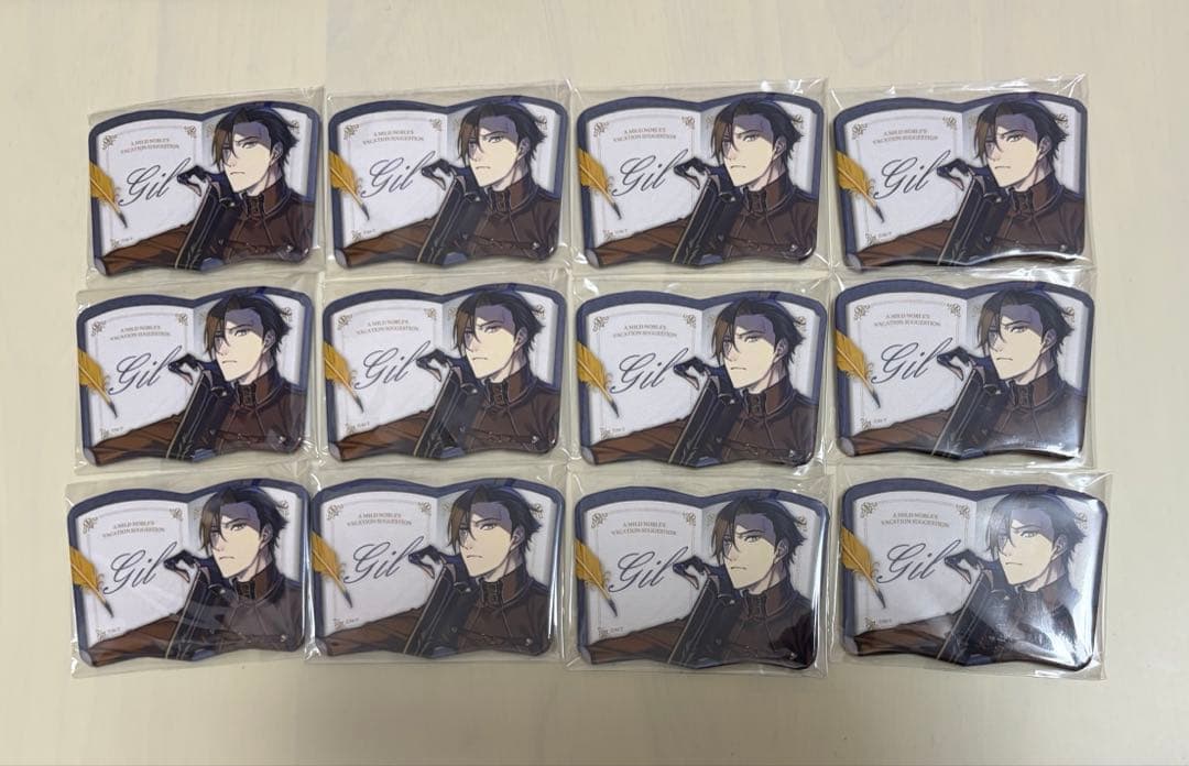 穏やか貴族の休暇のすすめ。 ちゃれくじ ブック型 缶バッジ ジル Ｃ賞