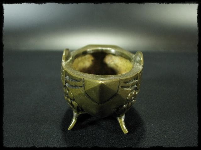 守護 剛章 宝船 香炉 古銅 高岡銅器 茶道具 f7