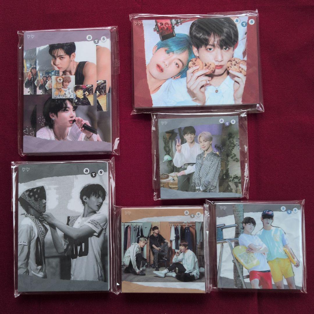BTS メモ帳大・小　ユニット　韓国製作者様　バラ