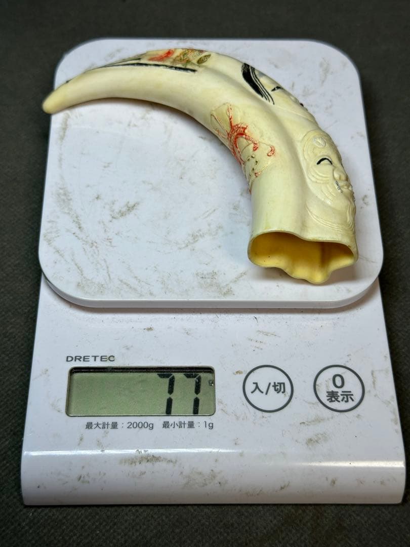 極上　根付　小面と翁面　和装小物　古美術品　 置物　彫刻 細密細工　骨董