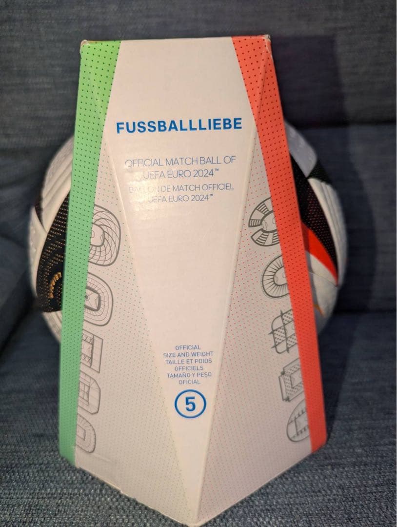 未使用品⭐︎adidas EURO 2024 サッカーボール公式試合球５号