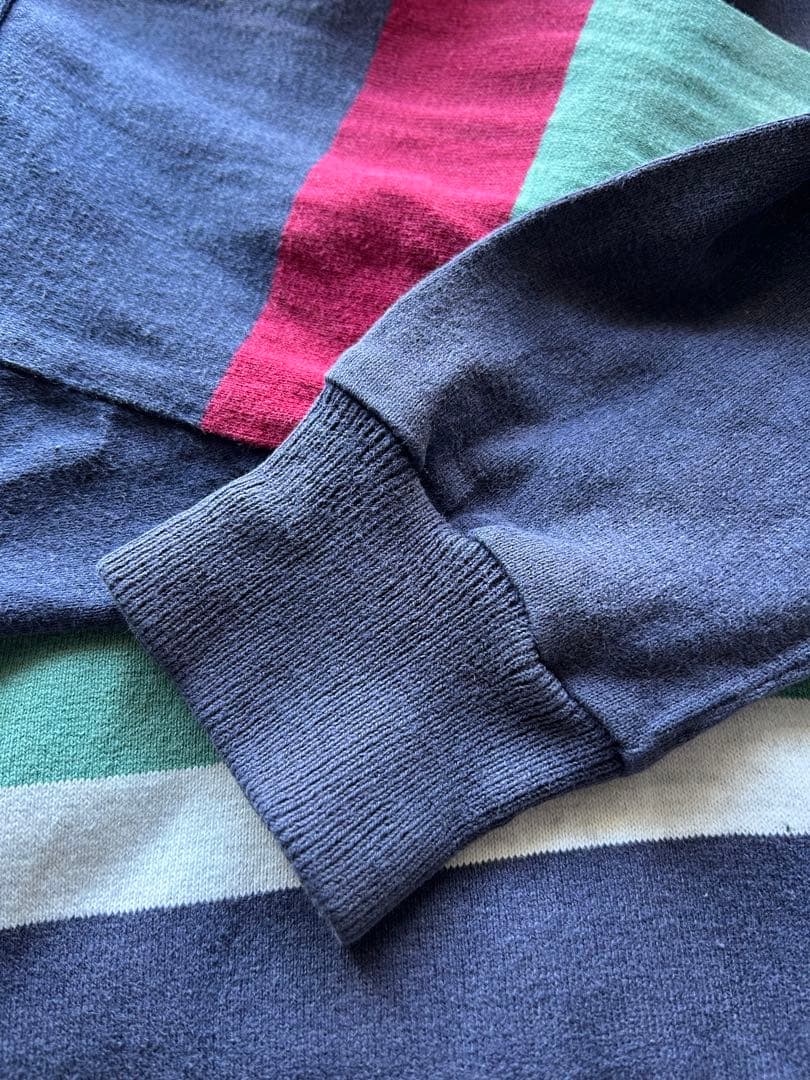 80s-90s L.L.Bean ラグビーシャツsize:M USA製