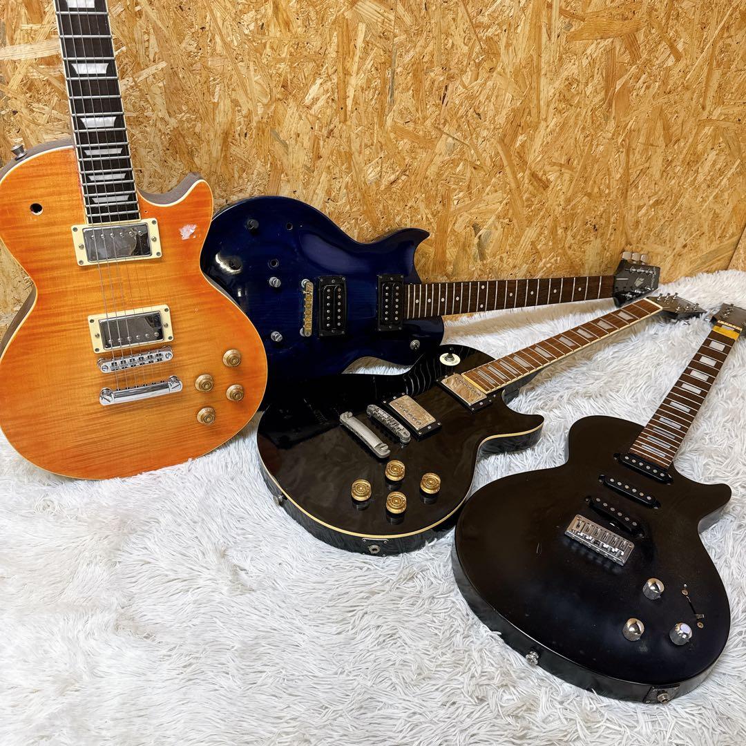 ジャンクギターまとめ売り レスポール系 ARIAレフティ 初期INORAN 他