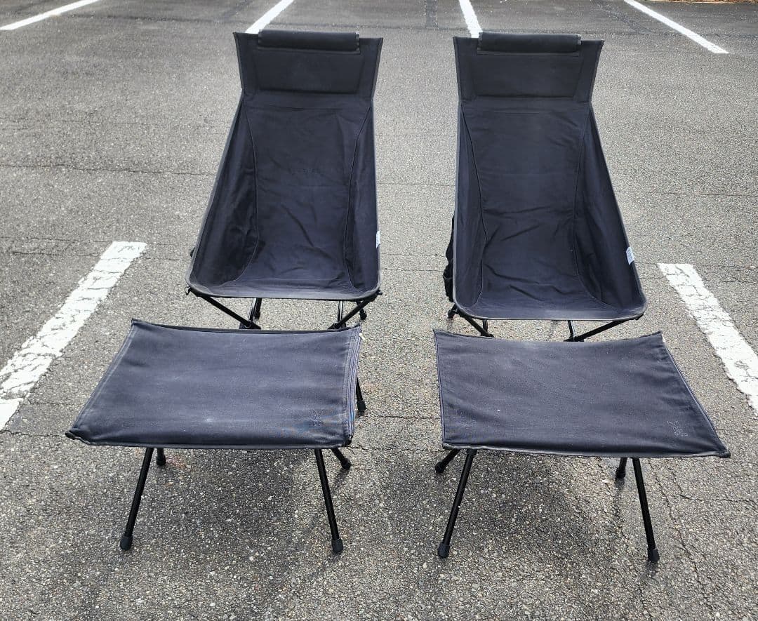 DOD ヤバイッス　ハイバックチェア　黒/ブラック 2セット