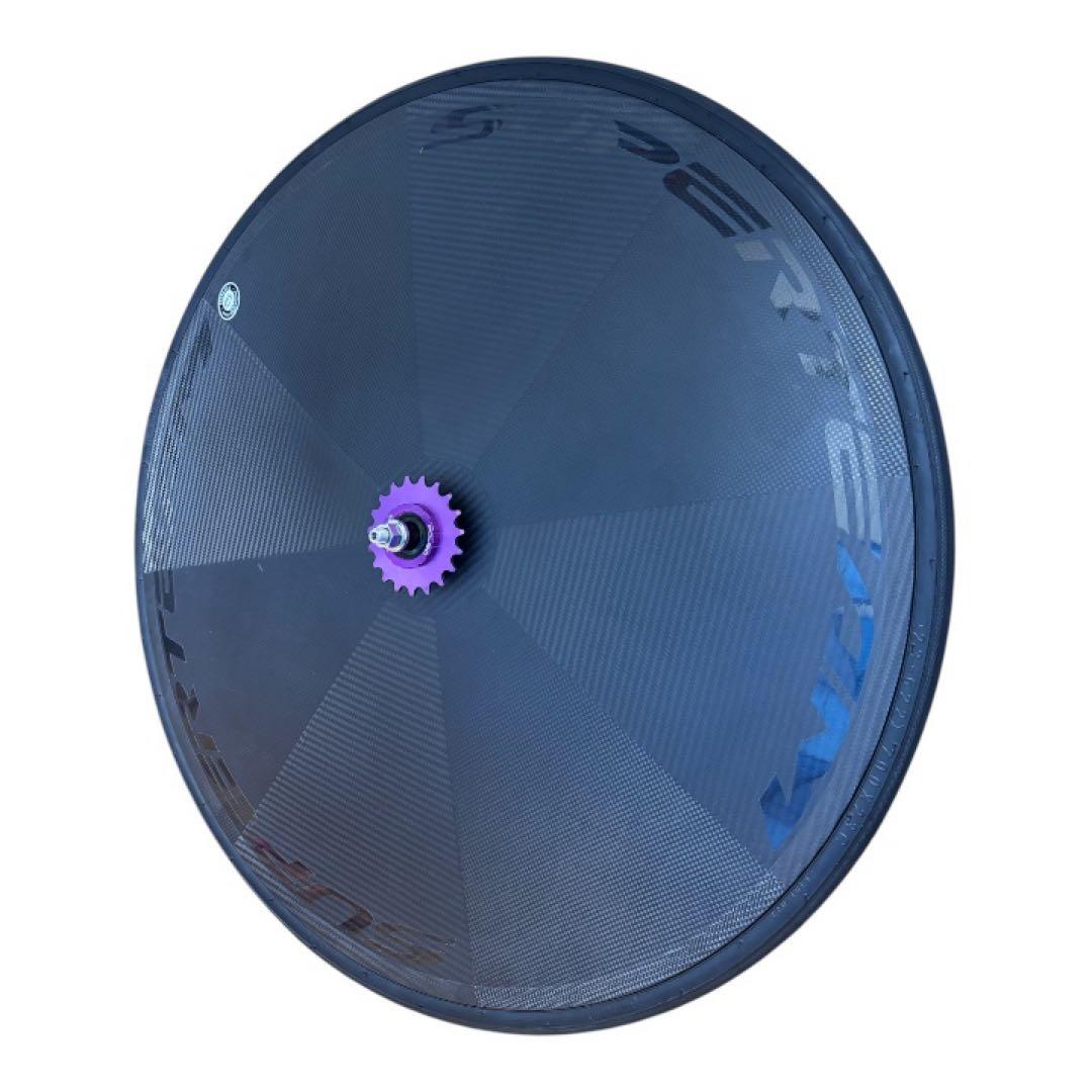 ディスクホイール　ピストバイク　トラック　固定ギア　カーボン　クリンチャー