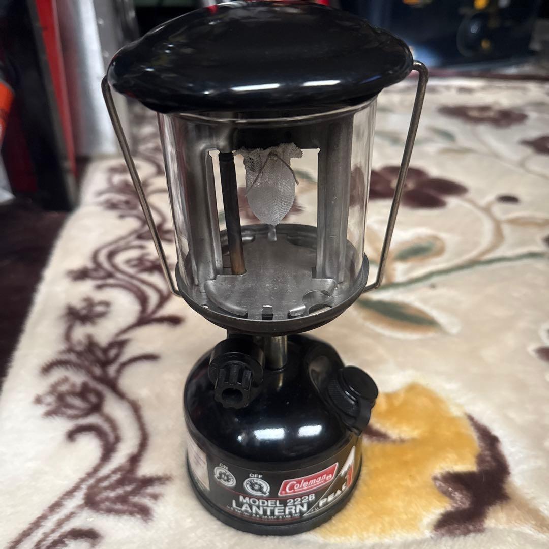 コールマン Coleman 222B peak1 ランタン 89年1月 美品