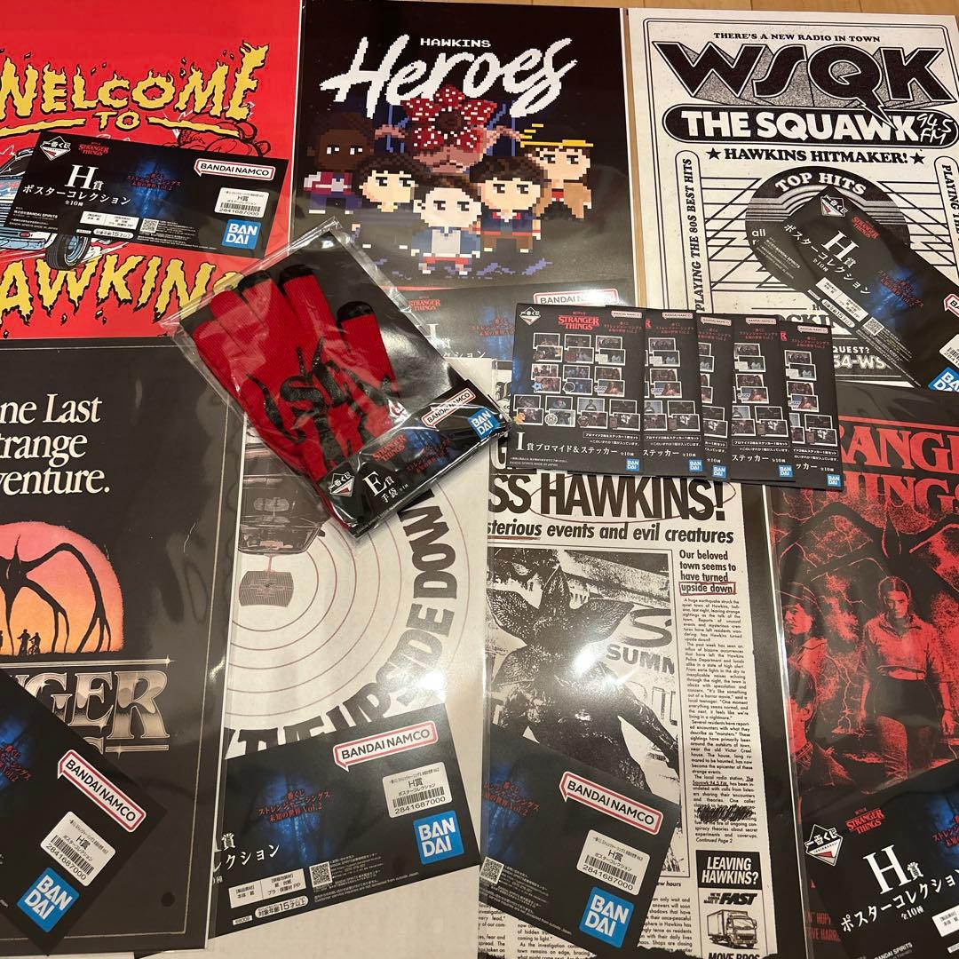 Stranger Things ポスター A4サイズ　一番くじH賞　E賞　I賞