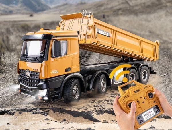 Huina 1536 4軸 8輪 1/14 2.4G 大型ダンプカーラジコン