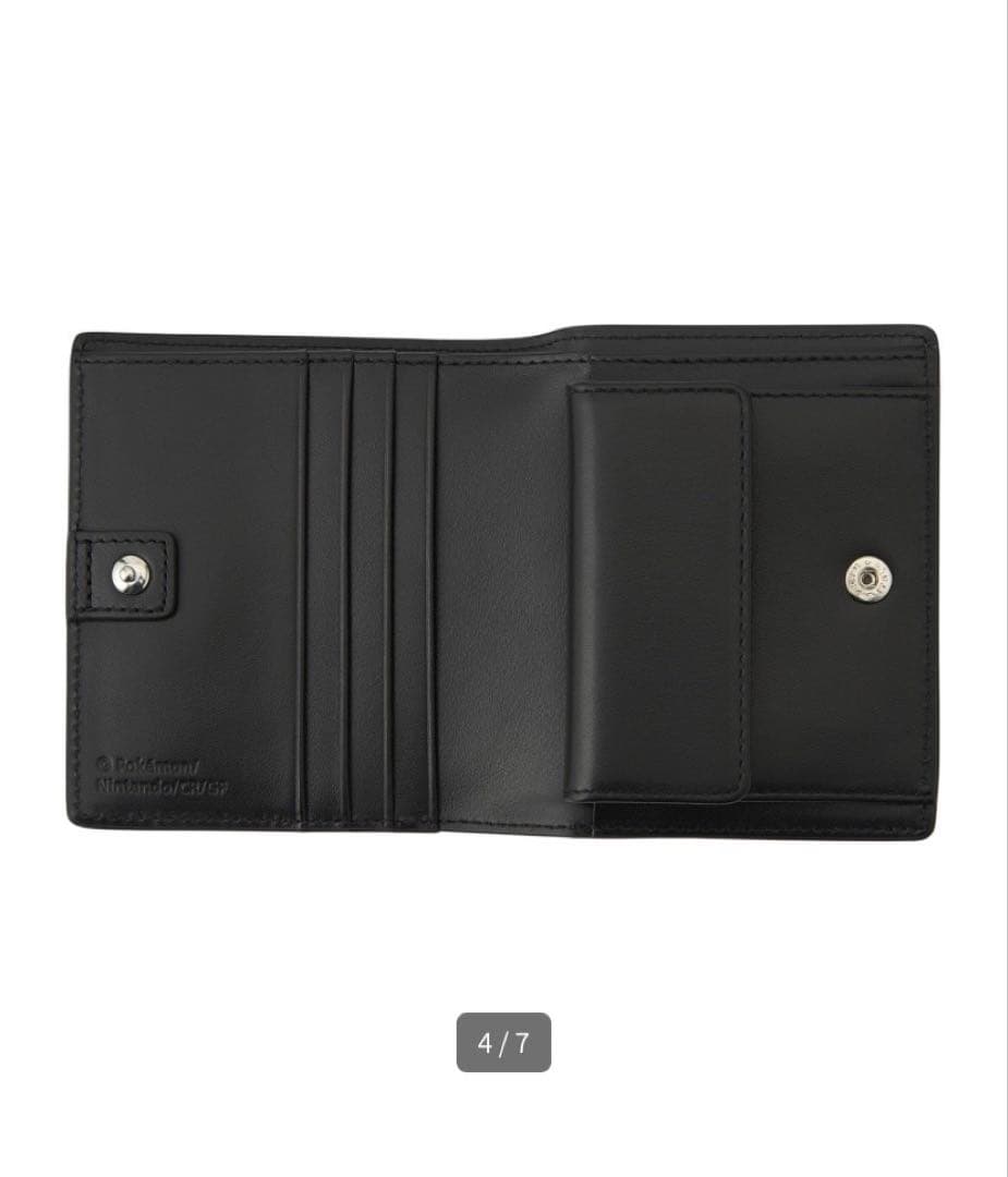 本革二つ折り財布 ブラッキー　ポケモン