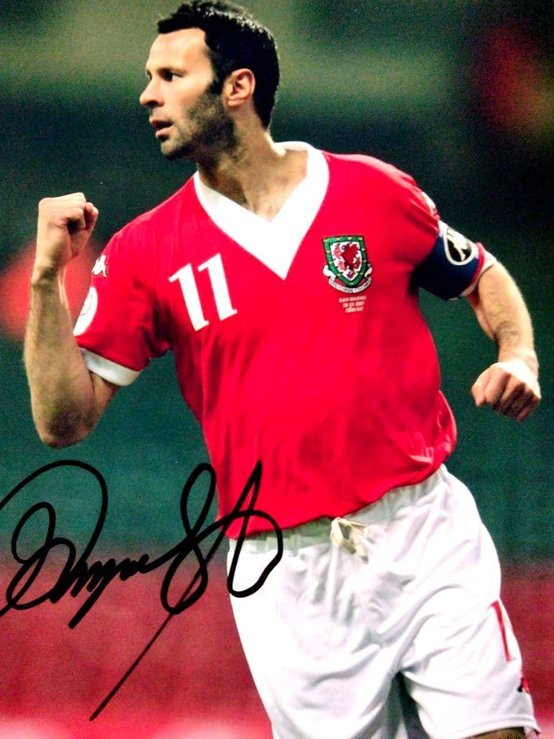 セール中…ライアン・ギグス直筆サイン入り超大型写真…Ryan Giggs有名監督