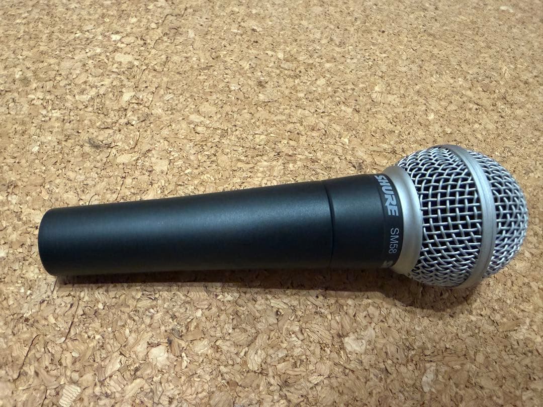 SHURE SM58 ダイナミックマイク 定番ボーカル用 付属品完備 動作未確認