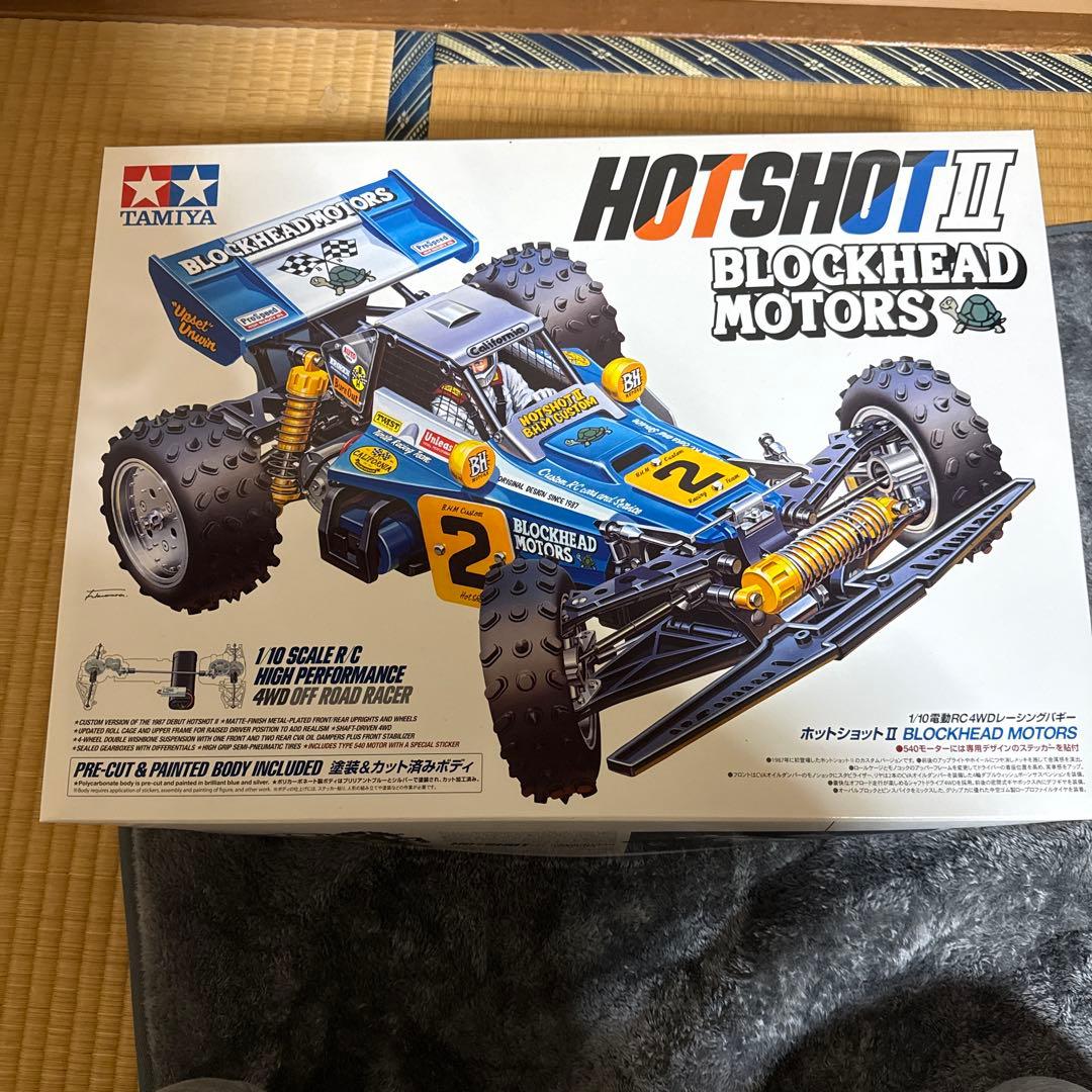 ホビーラジコン TAMIYA HOT SHOT II BLOCKHEAD MOTORS