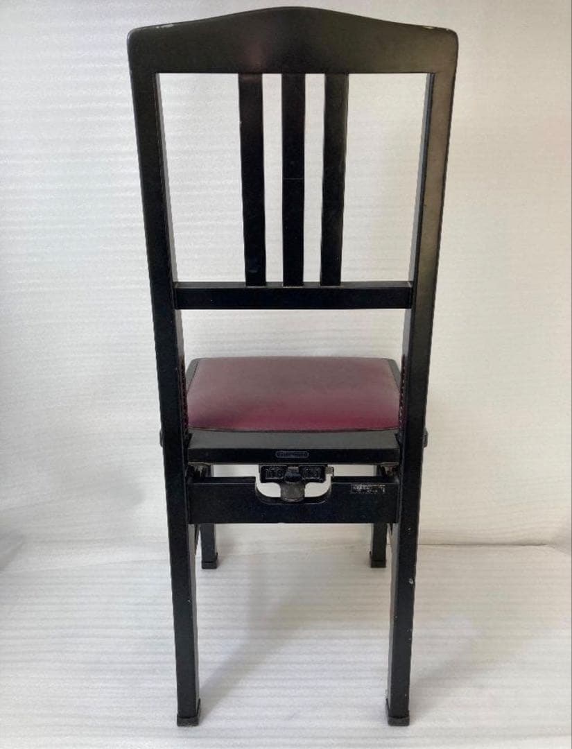 ※28263※背もたれ付きピアノ椅子