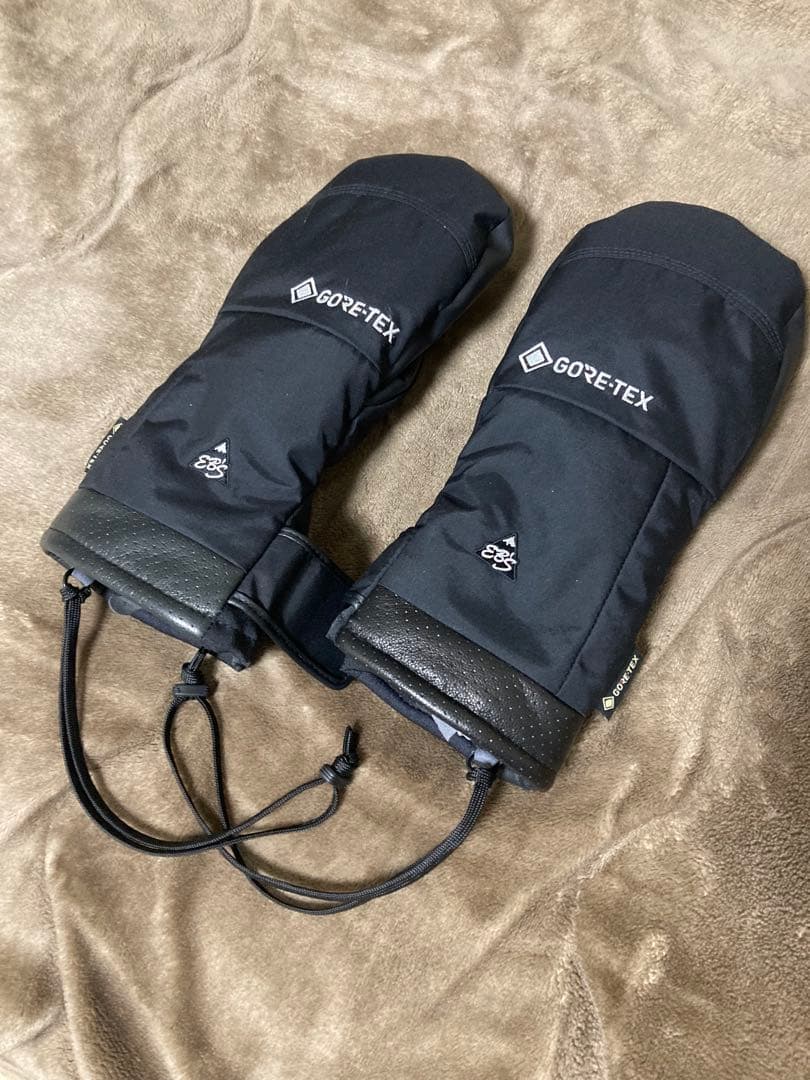 エビス　GORE-TEX 防水ミトングローブ ブラック