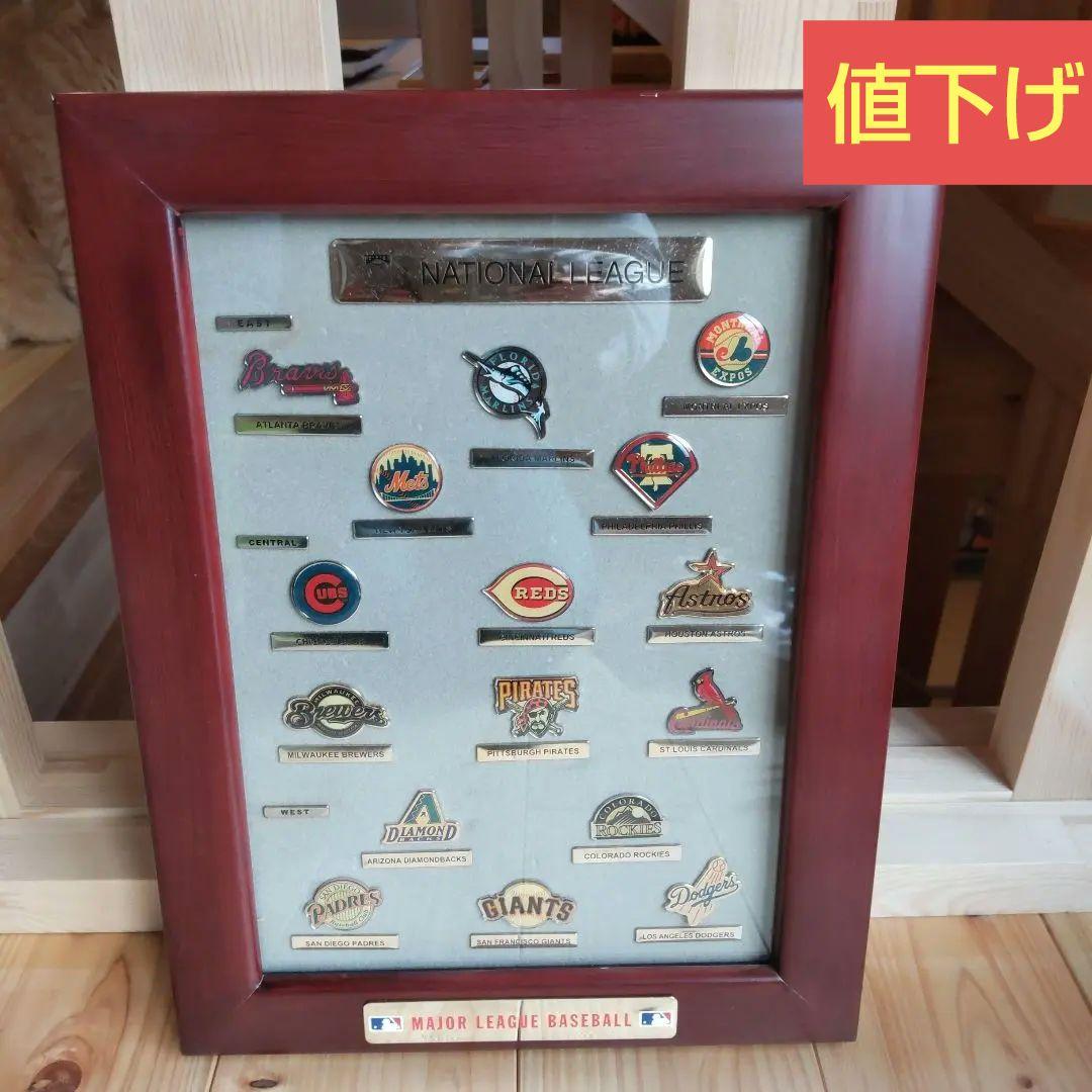 ナショナルリーグ チームロゴ フレーム バッジコレクション