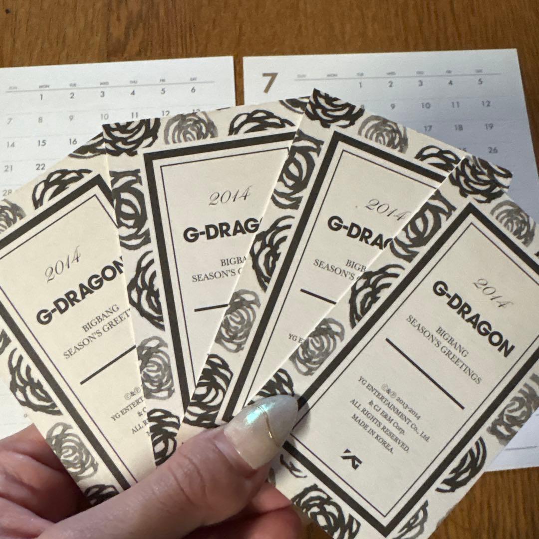 ［Mt］BIGBANG G-DRAGON シーズンズグリーティングセット