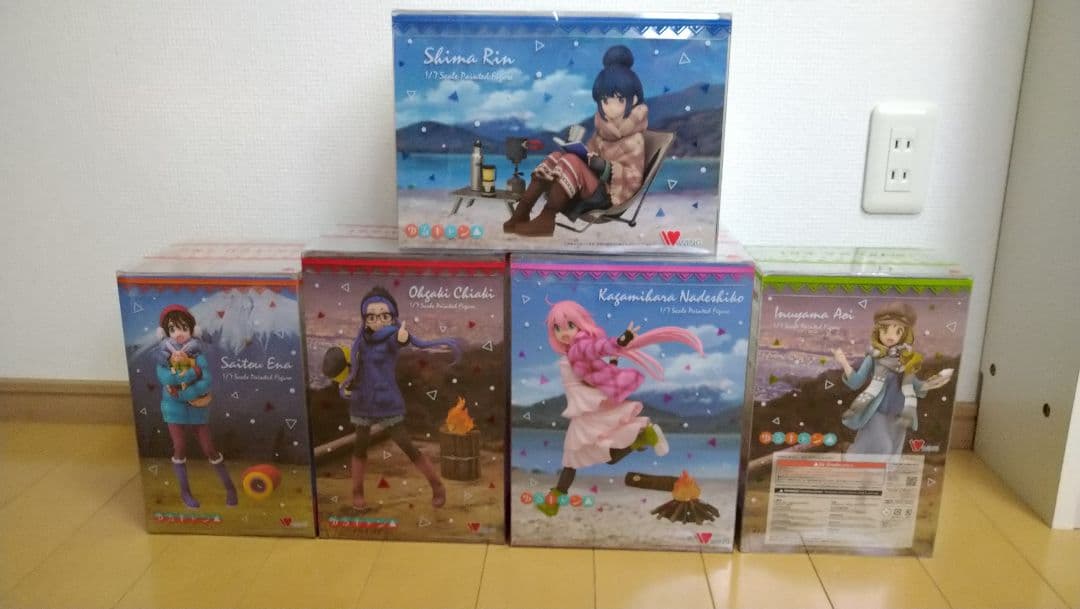 ゆるキャン△ 1/7スケールフィギュア ５人セット　wing