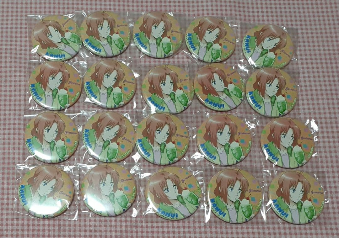 銀魂 レトロポップ 缶バッジ 神威 20点 まとめ売り