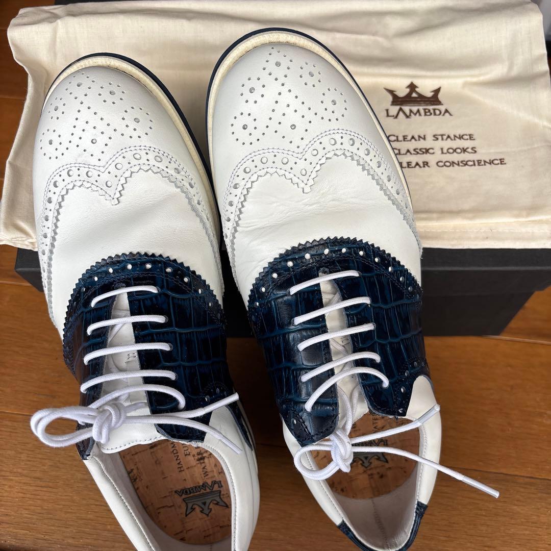 ラムダ ゴルフシューズ 40E 25.3cm