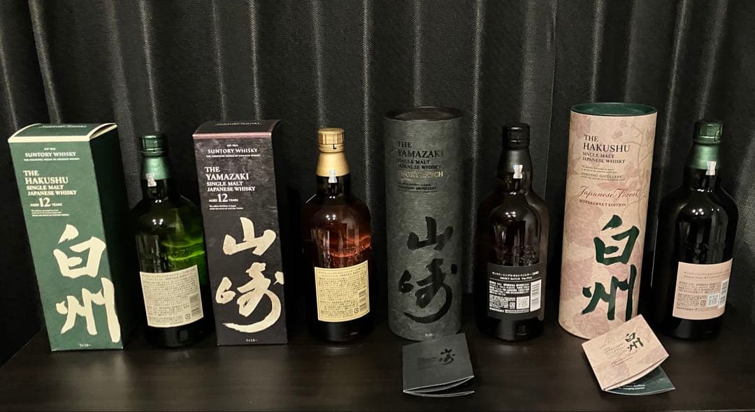 サントリー　山崎　白州　12年　100周年　6本