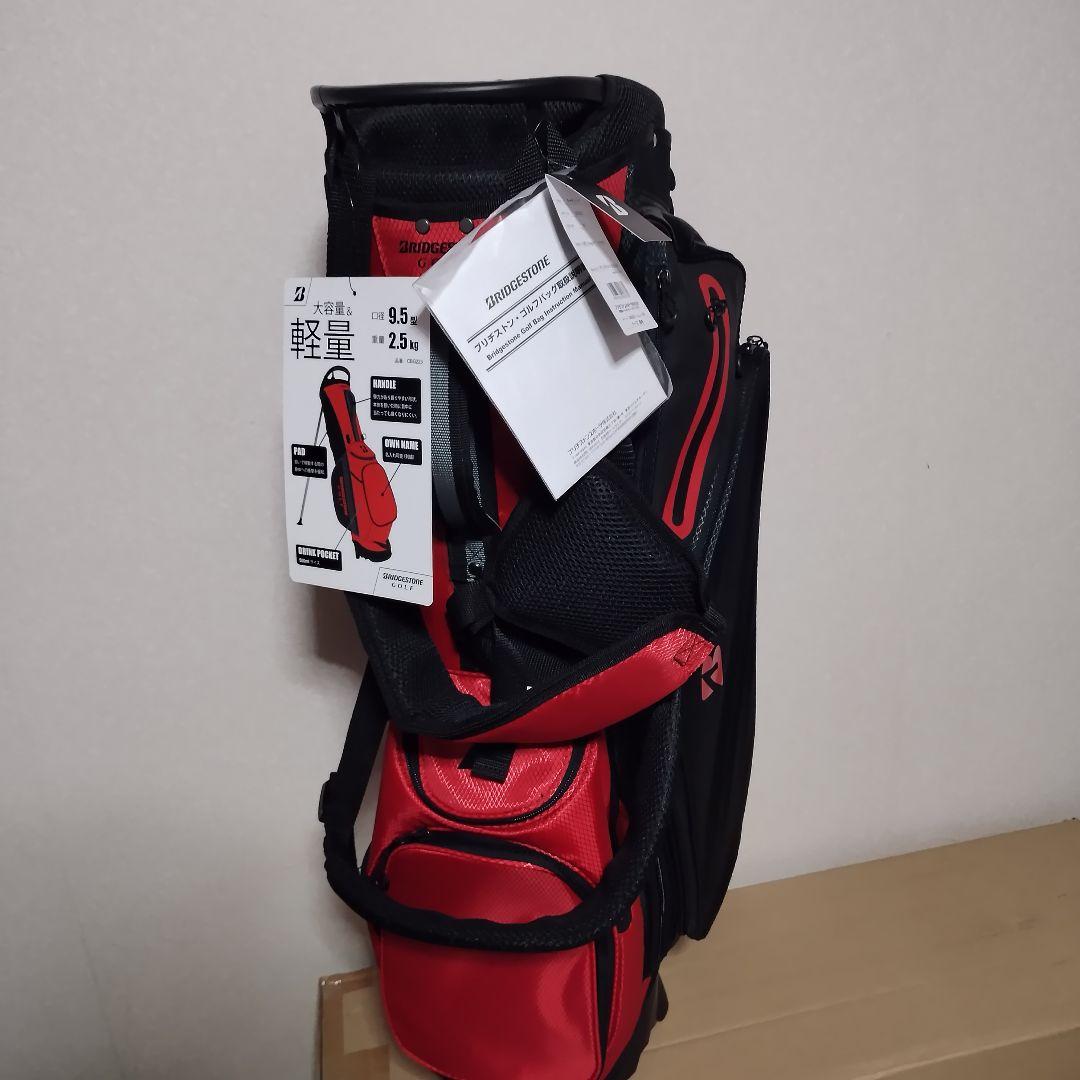 BRIDGESTONE ゴルフバッグ 赤黒