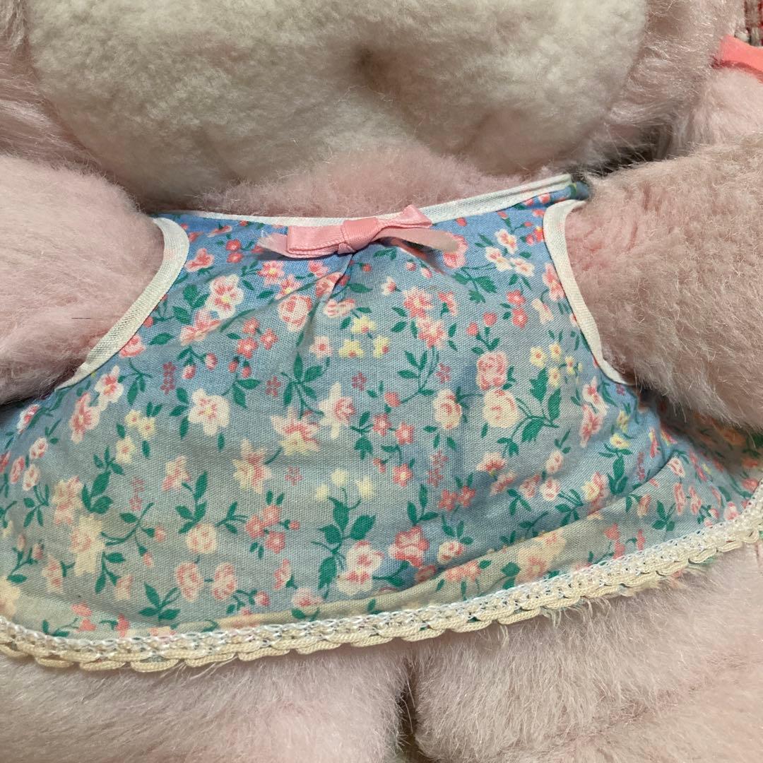 昭和レトロ　メーカー名不明　プードル　ぬいぐるみ　中古品