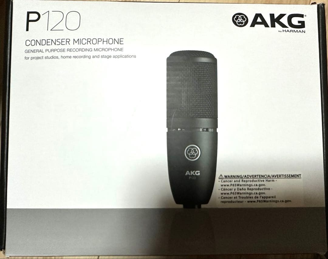 新品 未使用 AKG (アーカーゲー) P120 コンデンサーマイク