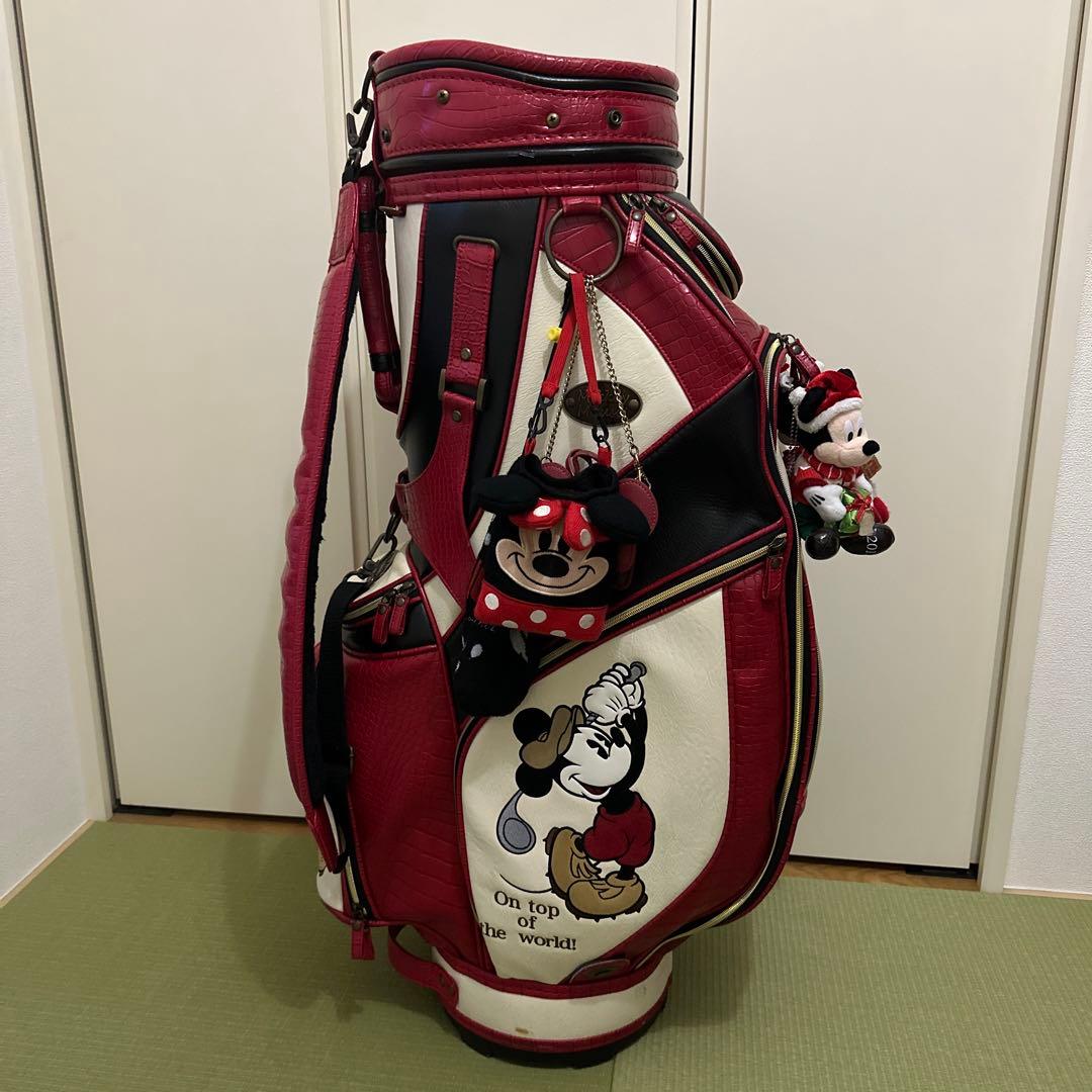 本日発送可能！ゴルフキャディバック　ミッキー　ヘッドカバー付きセット