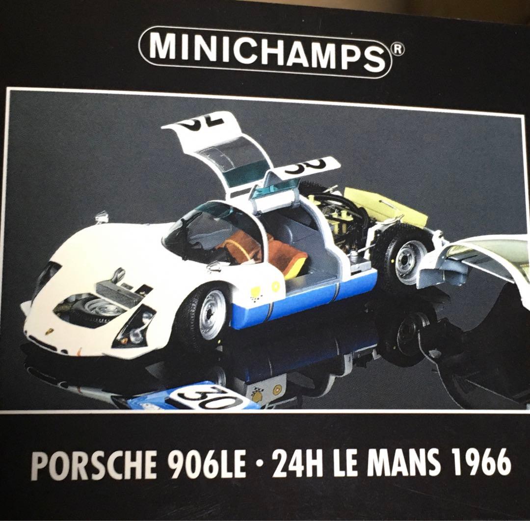 ミニカー MINICHAMPS Porsche 906LE 24H Le Mans1966