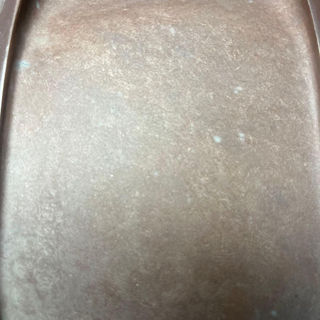 ⭕️赤間硯　昭竜山　19cm 笹彫刻野面硯　くすのき製硯　伝統工芸士　下井百合昭