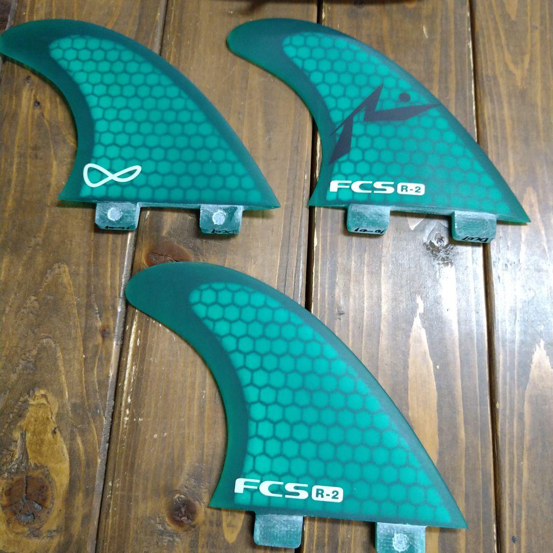 【新品】FCSフィン  R-2(Rusty) PC トライ Msize