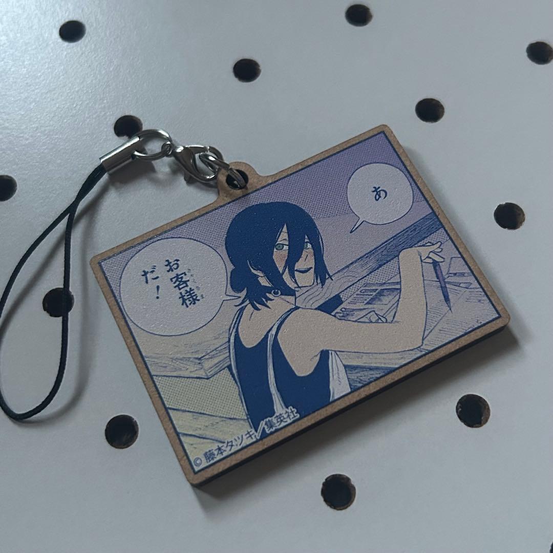 チェンソーマン 原作絵 ストラップ 木札ストラップ 原作イラスト 希少 レゼ