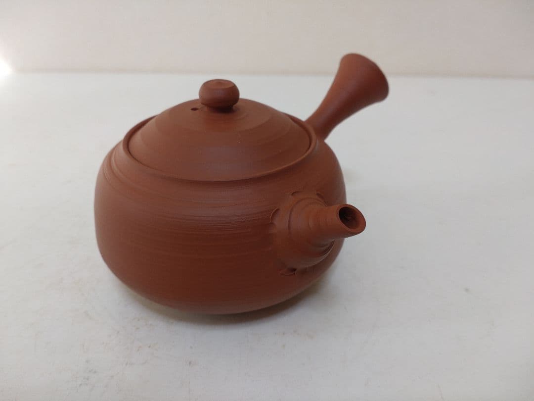 は*み様 常山窯 朱泥 茶注 共箱 共布 煎茶道具 茶道具 急須